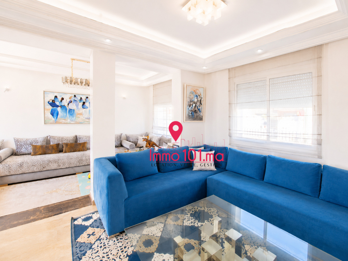 Location villa meublée avec vue sur mer à Harhoura ZLLVM2470